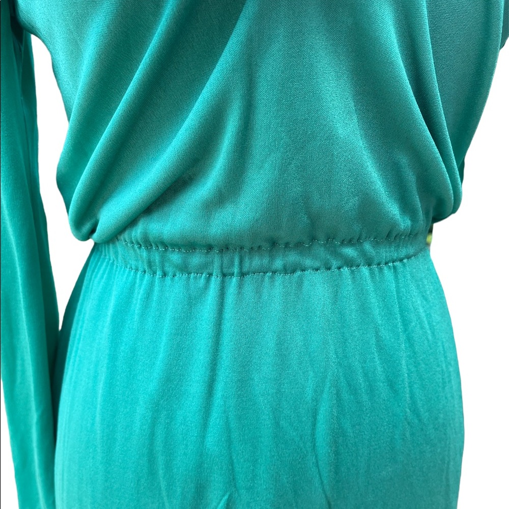 Morty Sussman For Mollie Parnis Boutique Vintage Green Dress View 3